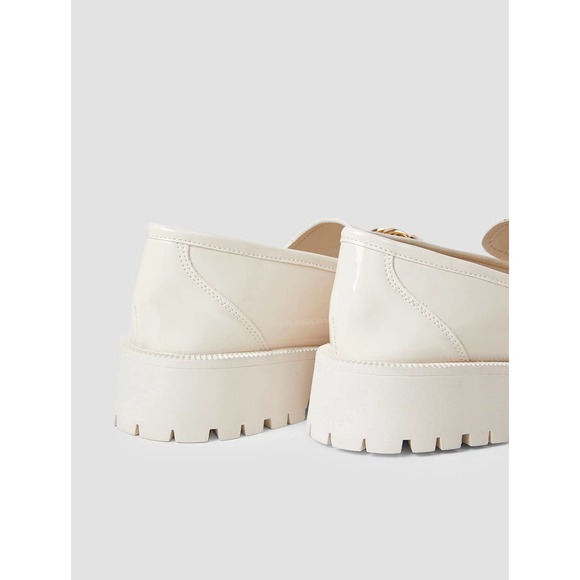 Chain Strap Platform Loafers (WHITE) Size 7 - Picture 3 of 5